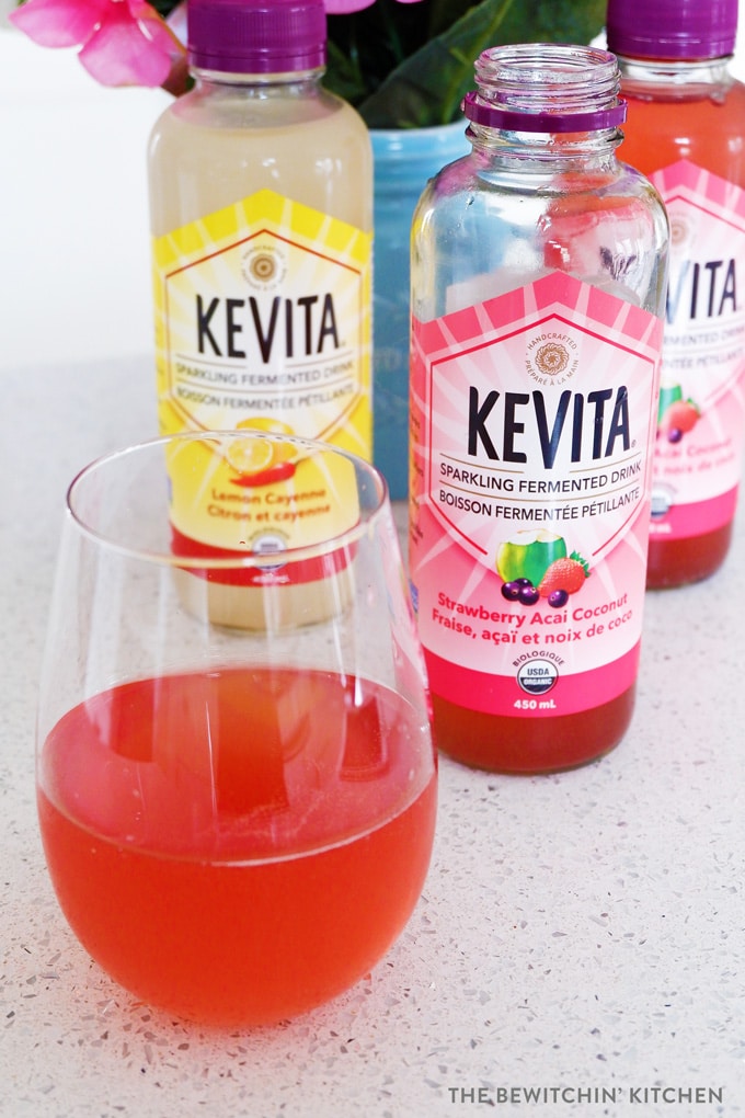 Sparkling probiotic drink from KeVita