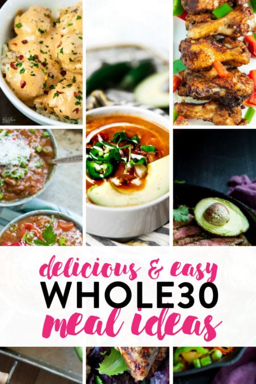 25 easy whole30 dinner recipes. Try these whole30 meal ideas to stay on track with your clean eating and healthy diet. 