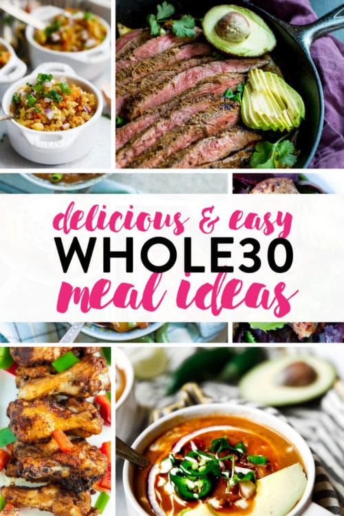 25 of the best whole30 dinner recipes. Try these whole30 meal ideas to stay on track with your clean eating and healthy diet.
