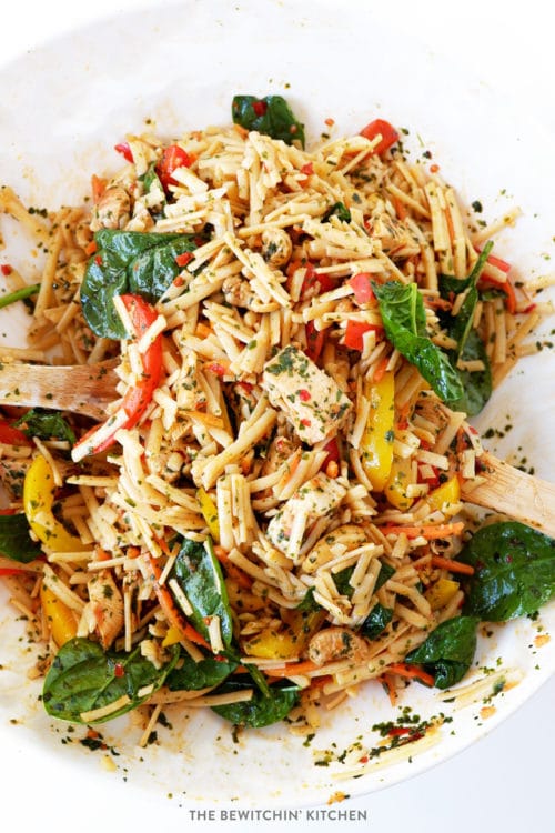 Spicy Asian Noodle Salad