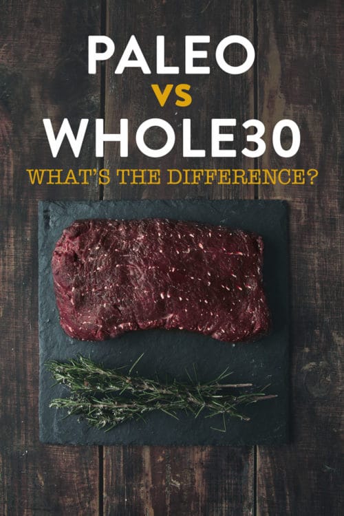 Paleo Vs Whole30 Chart