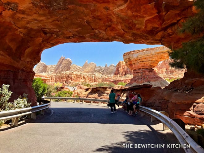 Radiator Springs at Carsland in California Adventure