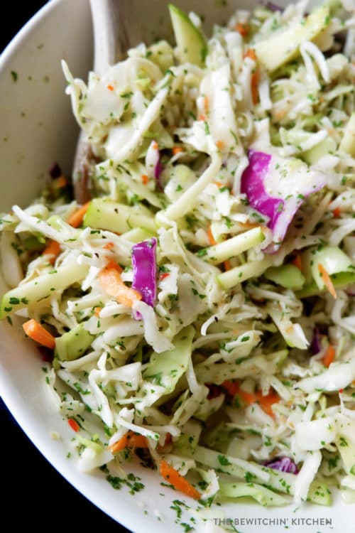 Zesty and sweet coleslaw dressing
