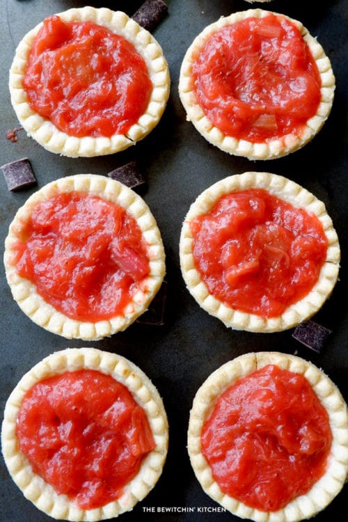 Strawberry Rhubarb Tarts