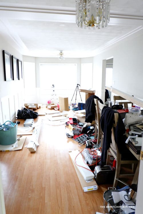 Kitchen renovation chaos