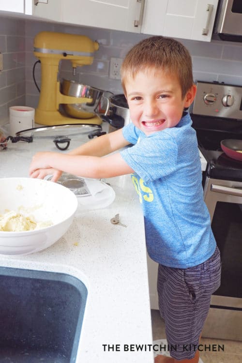 Making homemade tortillas. Picky eater approved!