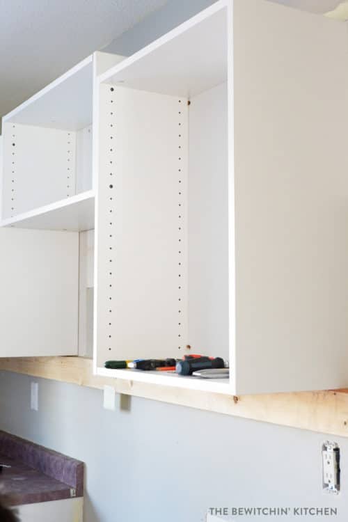 How to install kitchen cabinets