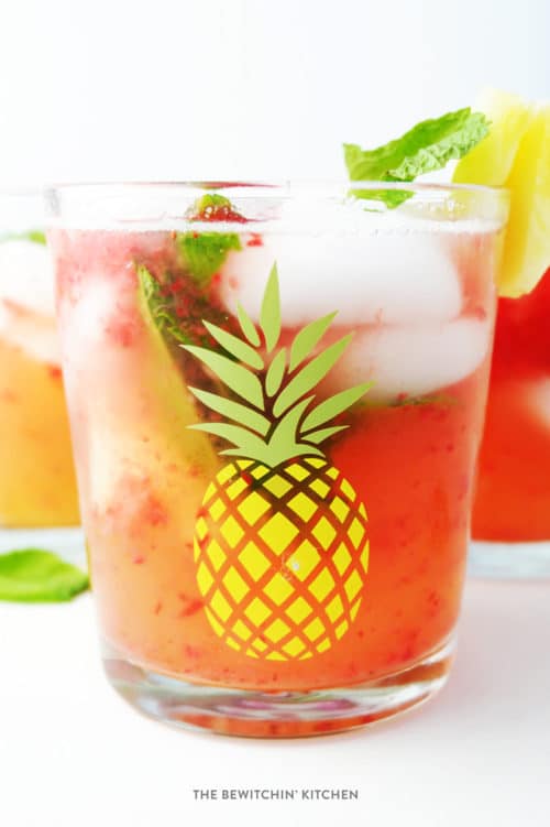 Virgin Pineapple Mint Mojito