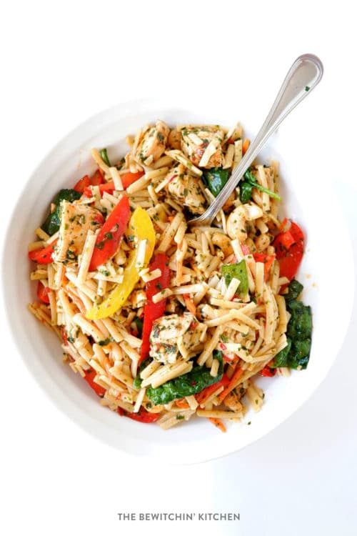 Spicy Asian Pasta Salad