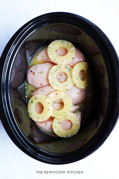 Hawaiian Crockpot Chicken