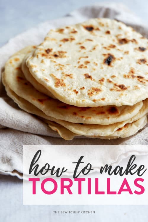 Homemade flour tortillas. Having a taco night and want to make homemade tortillas? Here's an easy recipe for taco Tuesday or fajita Friday! 