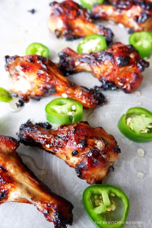 Spicy Honey Chicken Wings