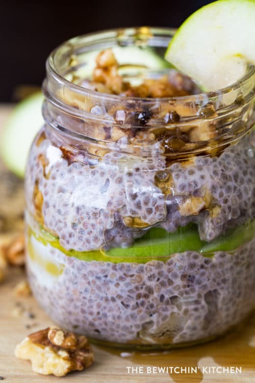 Chia Seed Pudding - healthy and high in fiber.