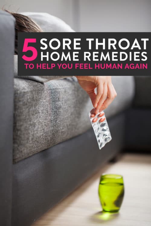 5 sore throat home remedies to help you feel human again. From peppermint oil to teas to marshmallow here is how to make you feel better when you're sick and need a speedy recovery.