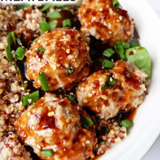 Instant Pot Korean BBQ Chicken Meatballs. This Instant Pot recipe is heaven sent for busy weekday dinner ideas!