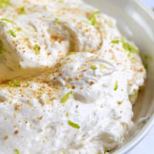 Key Lime Pie Dip - my favorite pie turned into a dessert dip recipe!