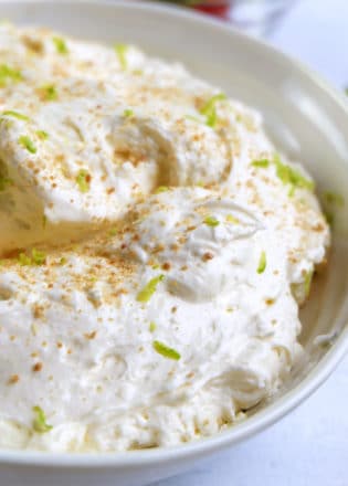 Key Lime Pie Dip - my favorite pie turned into a dessert dip recipe!