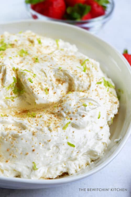 Simple and delicious key lime pie dip
