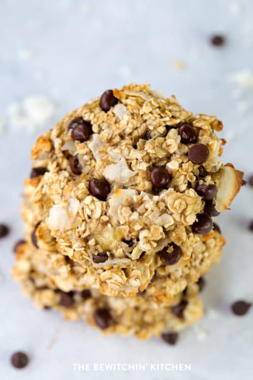 oatmeal banana cookies that are healthy and gluten free