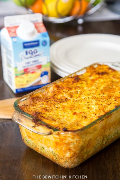 Super yummy vegetable egg bake - perfect for brunch.