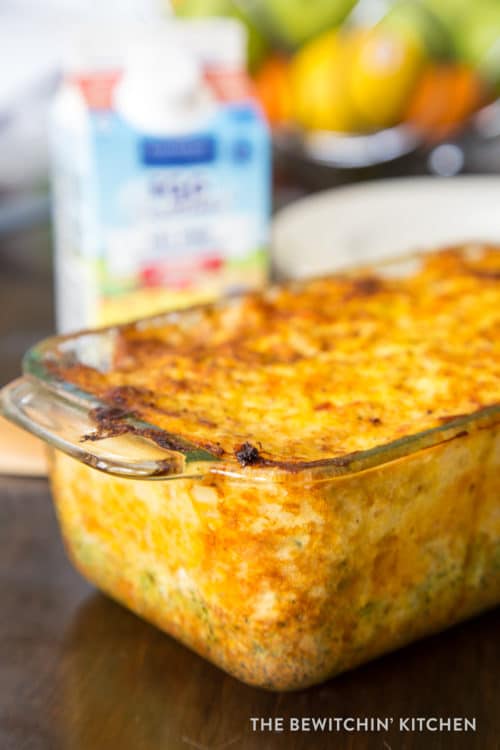Vegetable Egg Casserole, an easy brunch recipe that fits most healthy lifestyles. Keto, and low carb recipe approved!