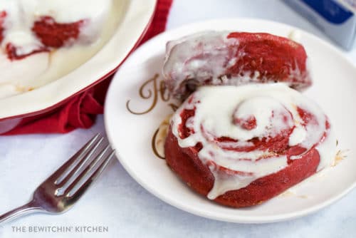 Red Velvet Cinnamon Buns