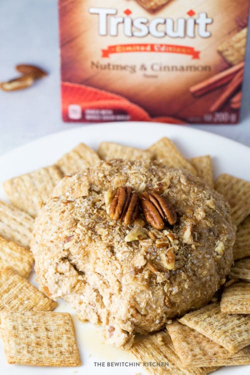 Maple Praline Cheeseball