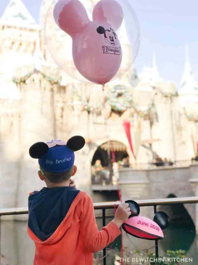 Disneyland Pregnancy Announcement. It's a girl! A fun way to announce a pregnancy at Disney and a Disney gender reveal!