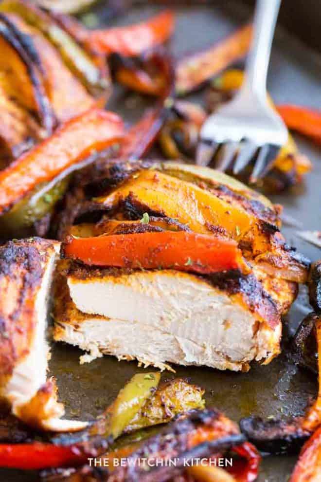 Fajita Hasselback Chicken Recipe