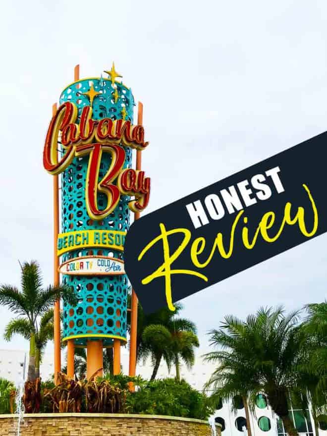 An honest review on Universal Orlando Resort's Cabana Bay Resort. If you're planning a trip to Orlando - check out this overview and thoughts on this family friendly beach inspired resort and see if it's right for your family. RIGHT beside Volcano Bay. #OrlandoVacation #orlandoresort #universalorlando #floridavacation