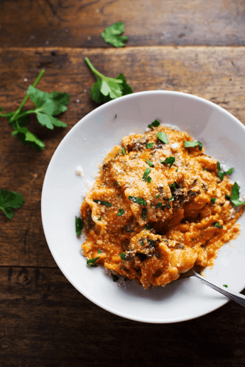 Skinny Veggie Crockpot Lasagna