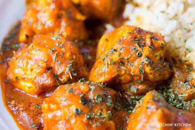 Butter Chicken Meatballs