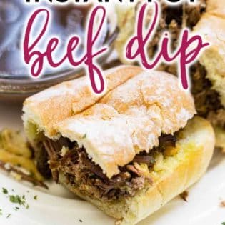 instant pot beef dip