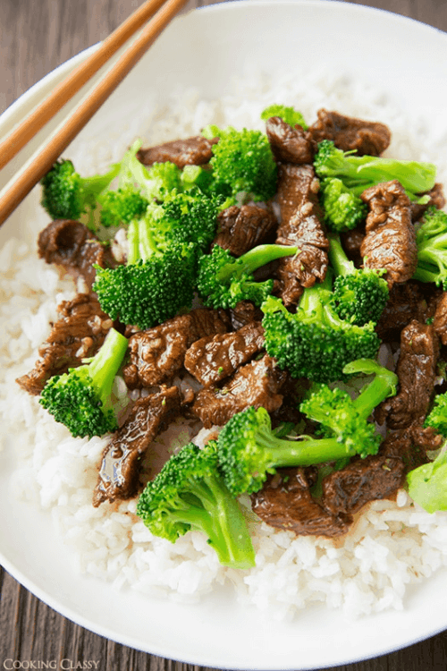 Slow Cooker Beef and Broccoli from Cooking Classy