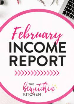 Income report for bloggers February.