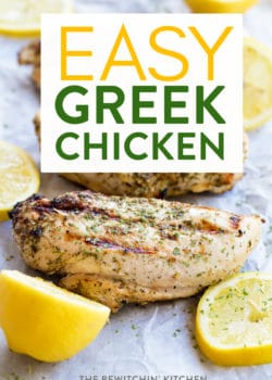 Greek Chicken Recipe with Lemon, Oregano, and Dill