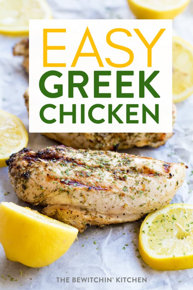 Greek Chicken Recipe with Lemon, Oregano, and Dill