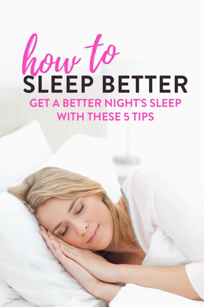 How to sleep better - sleep tips