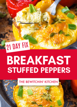 21 Day Fix Egg Stuffed Peppers