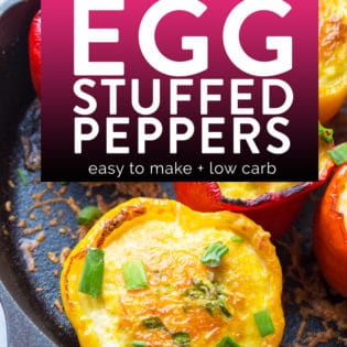 Easy egg stuffed peppers recipe