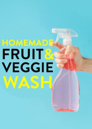 homemade fruit and vegetable cleaner