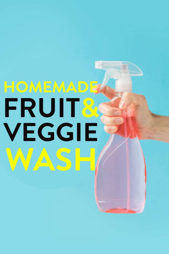 homemade fruit and vegetable cleaner