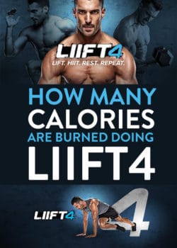 Calories burned doing LIIFT4