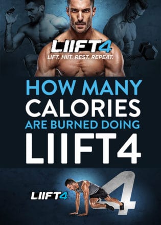 Calories burned doing LIIFT4