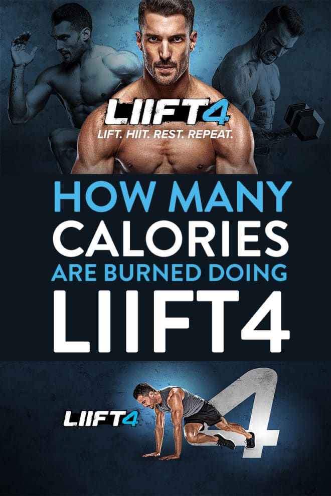 Calories burned doing LIIFT4