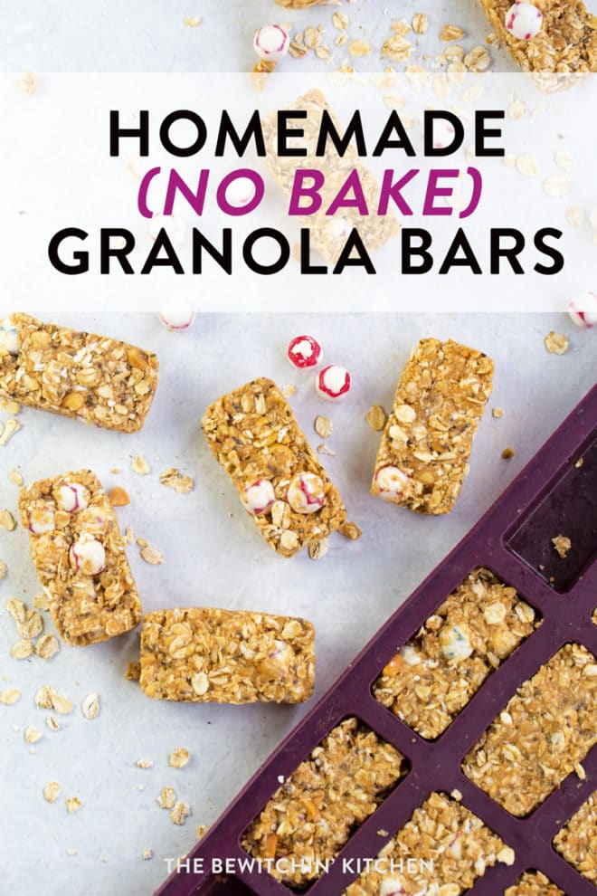 How to make no bake granola bars recipe