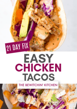 21 Day Fix Chicken Tacos