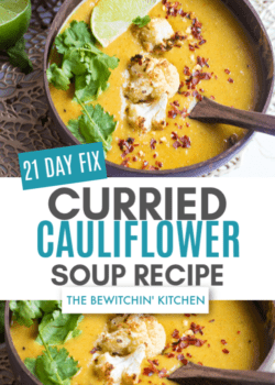 21 Day Fix Curry Cauliflower Sou