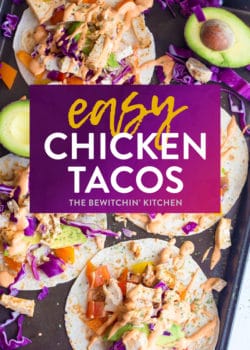 Easy Chicken Tacos recipe