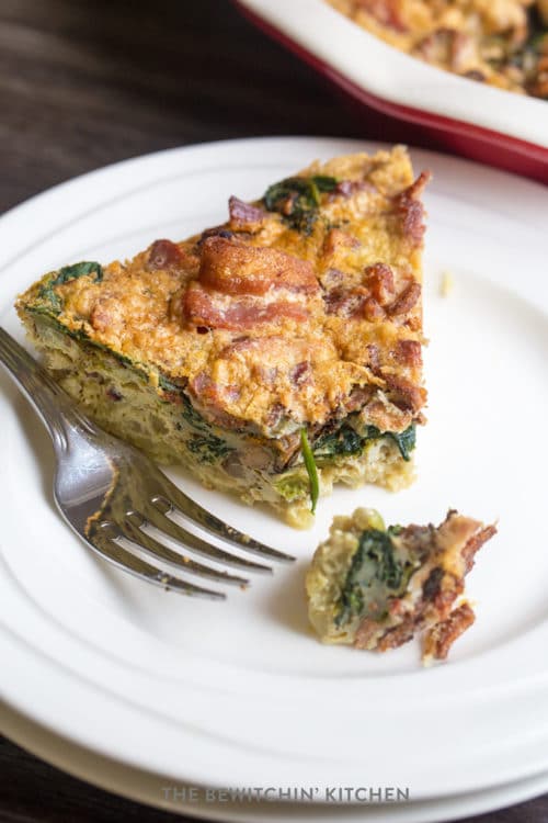 Crustless quiche recipe